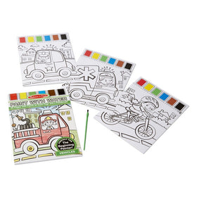 Vehicles Paint with Water Kids' Art Pad - Melissa and Doug