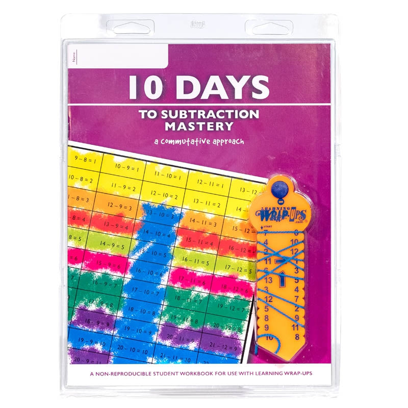 Wrap-Ups 10 Days to Subtraction Mastery Kit