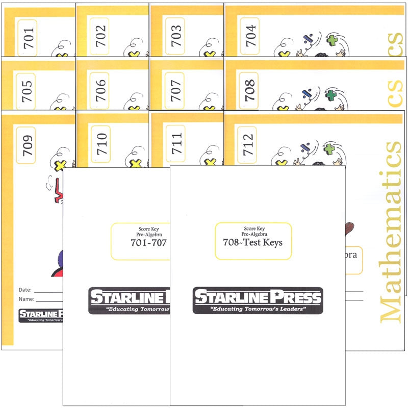 Starline Press Pre-Algebra Set