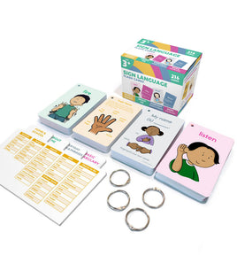 Sign Language Flash Card Box Set Sign Language