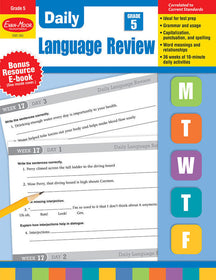 Daily Language Review, Grade 5 - Teacher's Edition