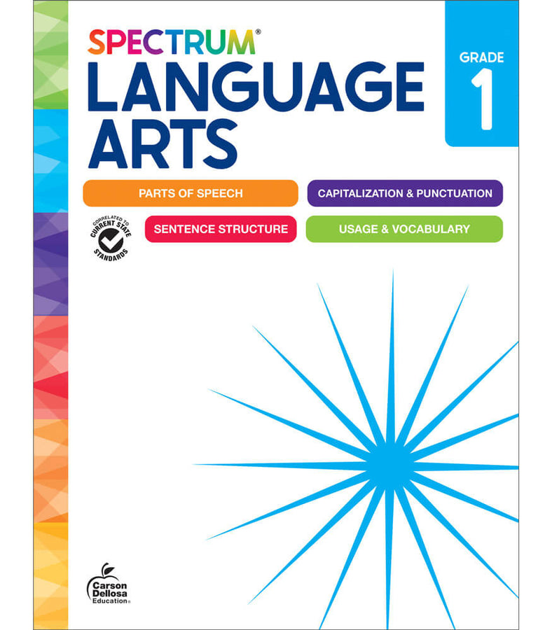 New Spectrum Language Arts Workbook Grade 1 Paperback