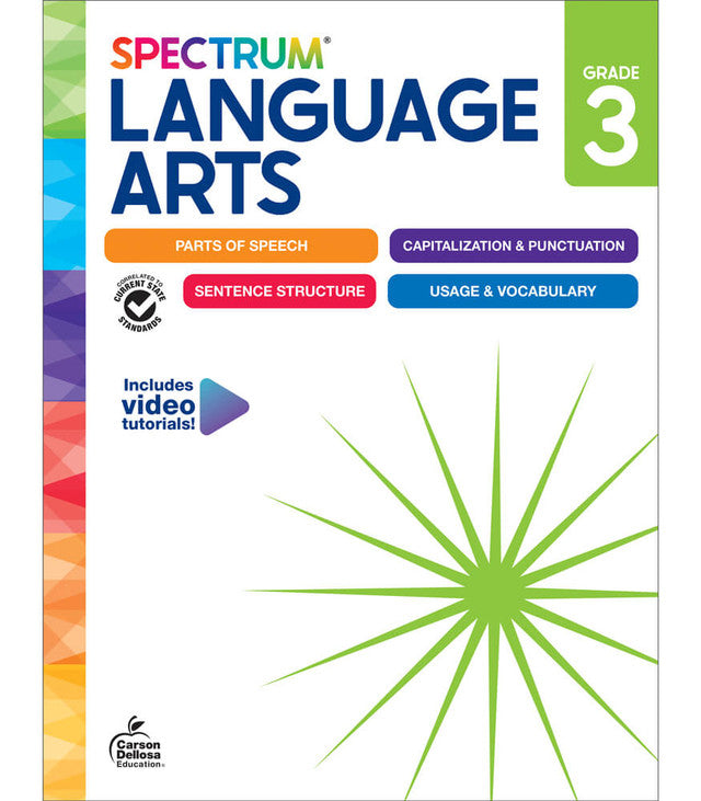 New Spectrum Language Arts Workbook Grade 3 Paperback