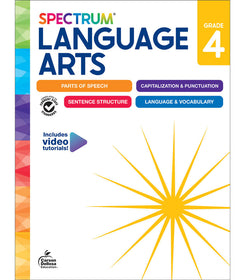 New Spectrum Language Arts Workbook Grade 4 Paperback