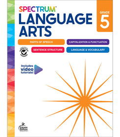 New Spectrum Language Arts Workbook Grade 5 Paperback