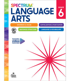 New Spectrum Language Arts Workbook Grade 6 Paperback