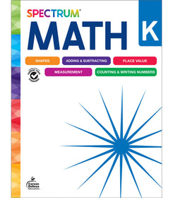 New Spectrum Math Workbook Grade K Paperback