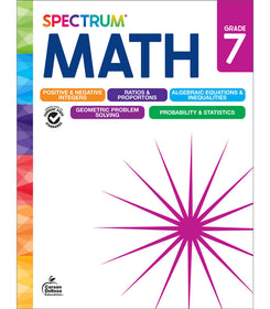 New Spectrum Math Workbook Grade 7 Paperback