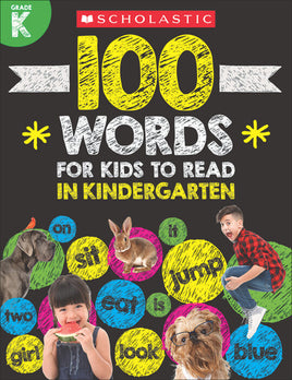 100 Words for Kids to Read in Kindergarten Workbook