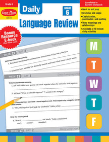 Daily Language Review, Grade 6 - Teacher's Edition