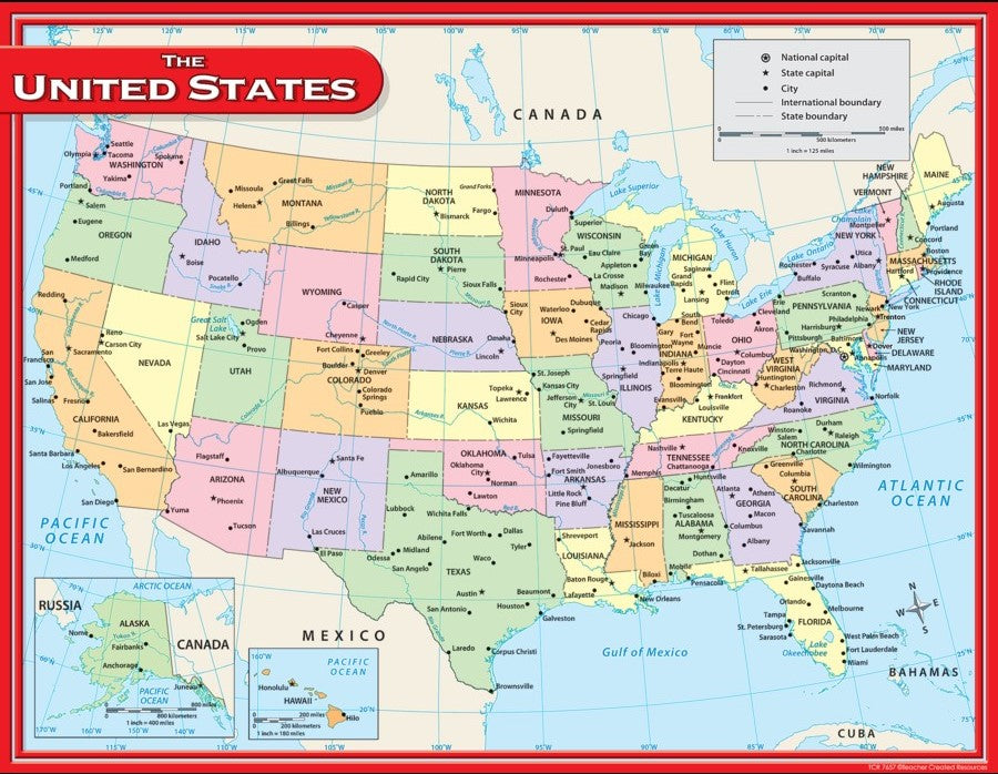 US Map Chart (Teacher Created Resources)