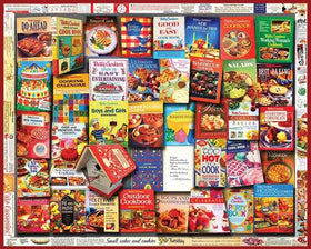 Betty Crocker Cookbooks  - 1000 Piece Jigsaw Puzzle - White Mountain Puzzles