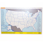 USA Map Learning Write-A-Mat - Melissa and Doug