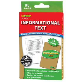 Informational Text Practice Cards Green Level