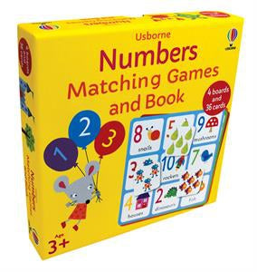 Usborne Numbers Matching Games + Book