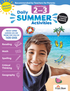 Daily Summer Activities: Between Grades 2nd and 3rd - Activity Book