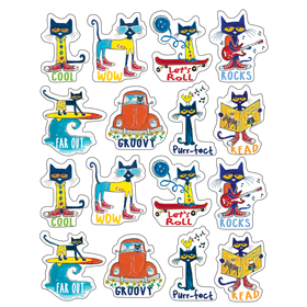 Pete the Cat Stickers-Teacher Created Resources