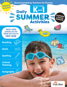 Daily Summer Activities: Between Grades Kindergarten and 1st - Activity Book