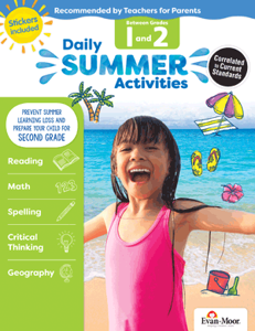 Daily Summer Activities: Between Grades 1st and 2nd - Activity Book