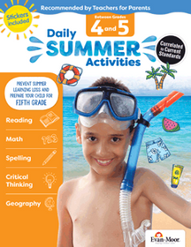 Daily Summer Activities: Between Grades 4th and 5th - Activity Book