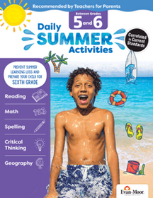 Daily Summer Activities: Between Grades 5th and 6th - Activity Book