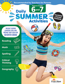 Daily Summer Activities: Between Grades 6th and 7th - Activity Book