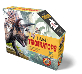 I AM TRICERATOPS 100 PIECE PUZZLE