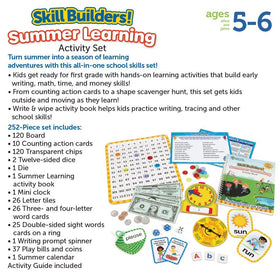 Skill Builders Summer Learning Activity Set - K to 1st