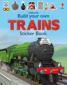 Usborne Build Your Own Trains Sticker Book