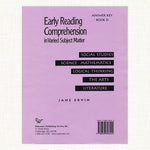 Early Reading Comprehension Book D, Workbook and Answer Key