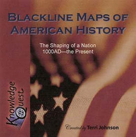 Blackline Maps of American History CD (Clearance)