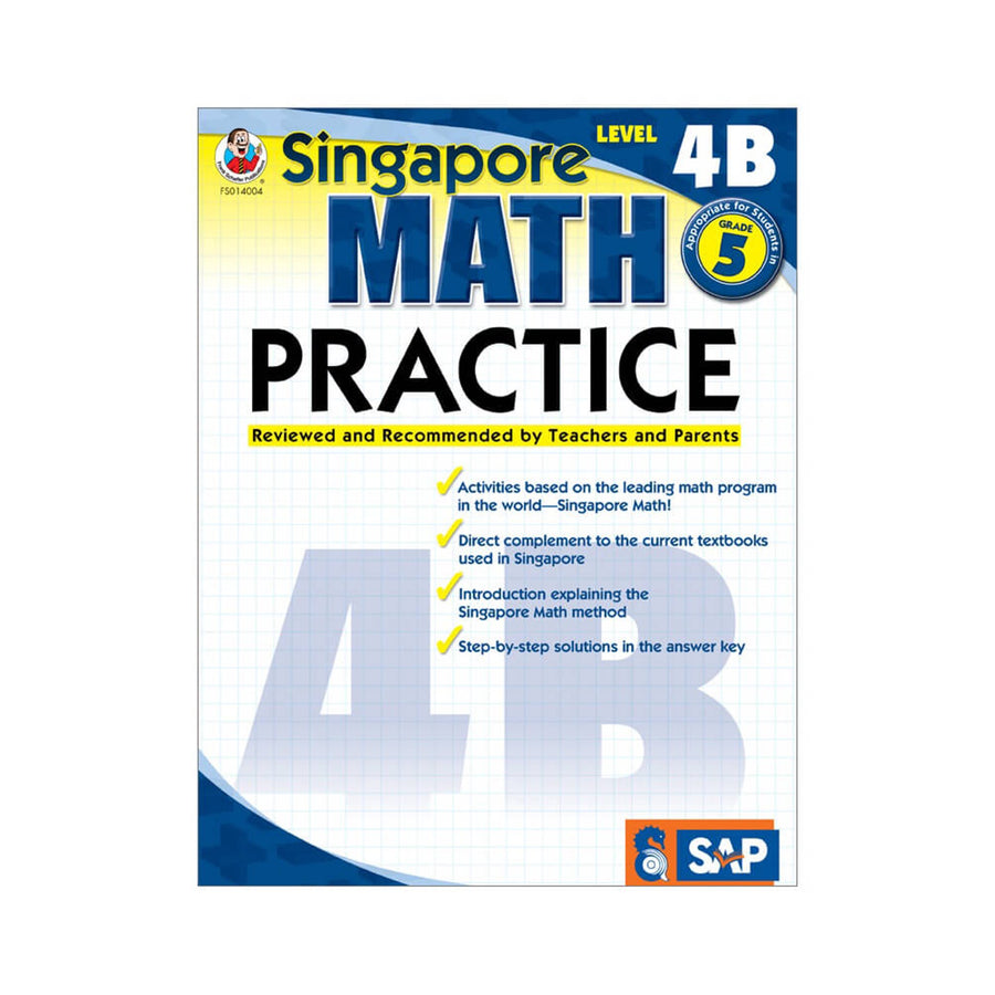 Singapore Math Practice Level 4B (Clearance)