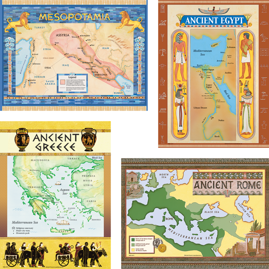 Ancient Civilizations Bulletin Board Set (Teacher Created Resources)