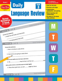 Daily Language Review, Grade 3 - Teacher's Edition