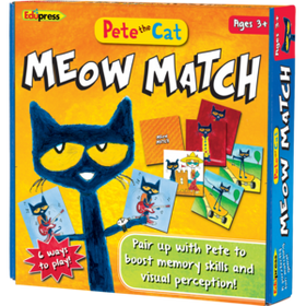 Pete the Cat Meow Match Game