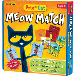 Pete the Cat Meow Match Game