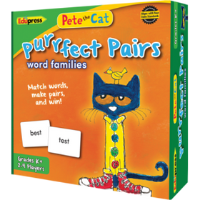 Pete the Cat Purrfect Pairs Game: Word Families