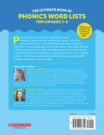 The Ultimate Book of Phonics Word Lists: Grades 3-5