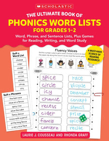 The Ultimate Book of Phonics Word Lists: Grades 1-2