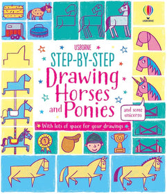 Usborne Step-by-step Drawing Horses and Ponies