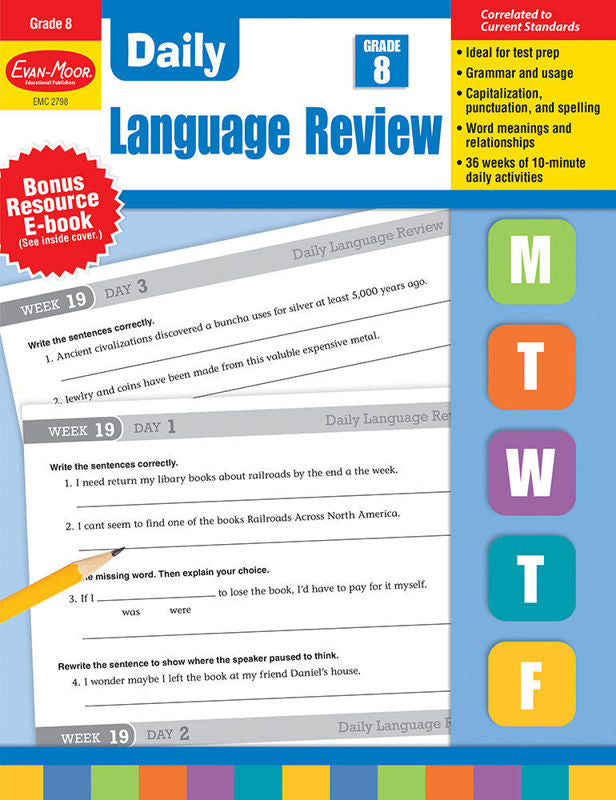 Daily Language Review, Grade 8 - Teacher's Edition