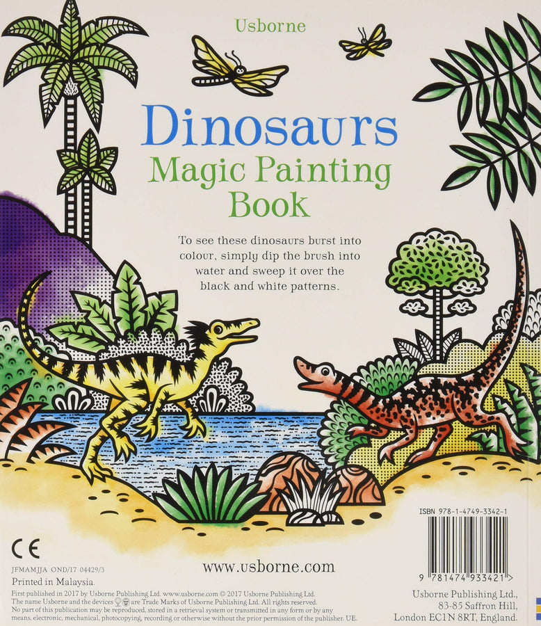 Dinosaurs Magic Painting Book  - Usborne