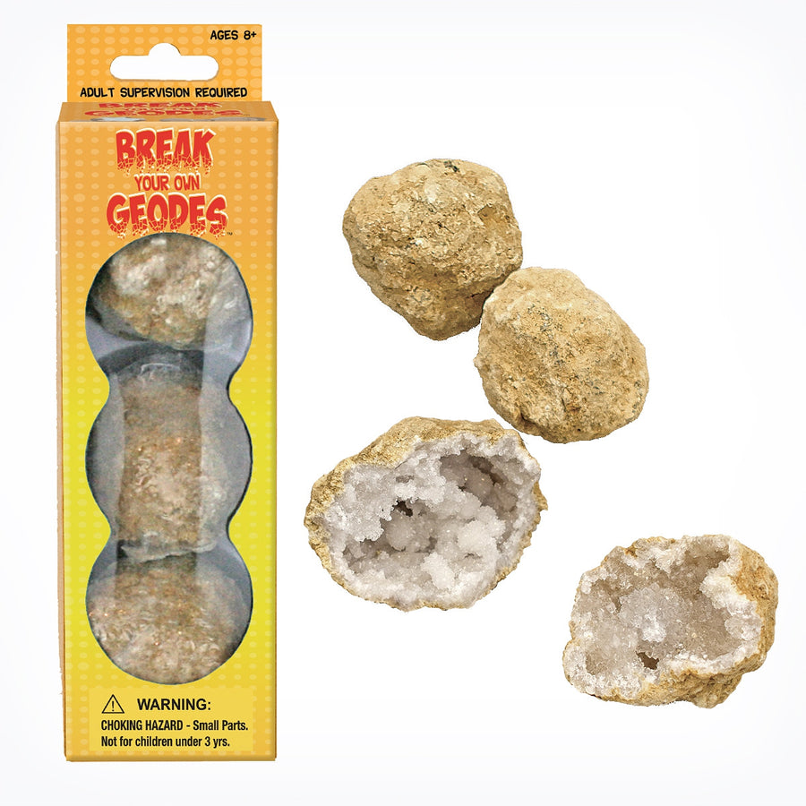 3 Piece Break-Your-Own  Geodes Kit - Geocentral