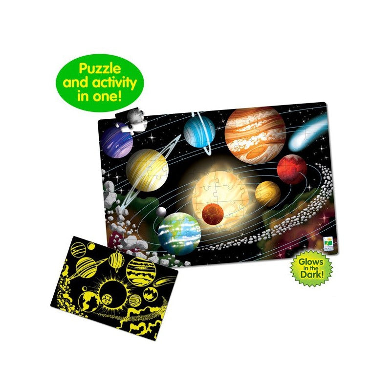 Puzzle Doubles! Glow In The Dark! Space - The Learning Journey