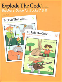 Explode The Code Teacher's Guide, Literacy & Phonics, Books 7 & 8 (2nd Edition)