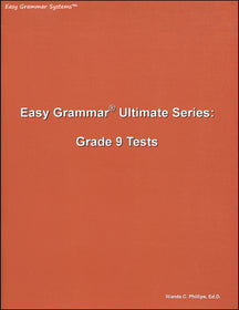 Easy Grammar Ultimate Series: Grade 9 Student Test Booklet