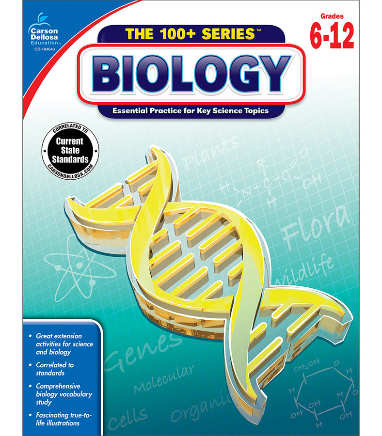 Biology 100+ Series Workbook Grades 6-12