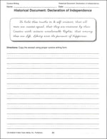 Cursive Writing: Instruction, Practice, and Reinforcement Workbook Grade 4-9