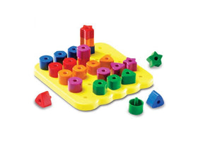 Stacking Shapes Pegboard - Learning Resources