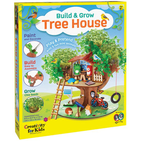 Build & Grow Tree House-Craft Kit for Kids-Faber Castell